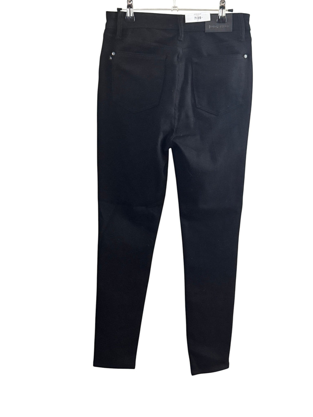 Judy Blue Faux Leather Front Skinny Jeans