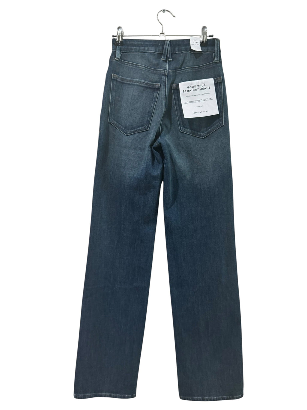 Good American Good True Straight Jean Super High Rise