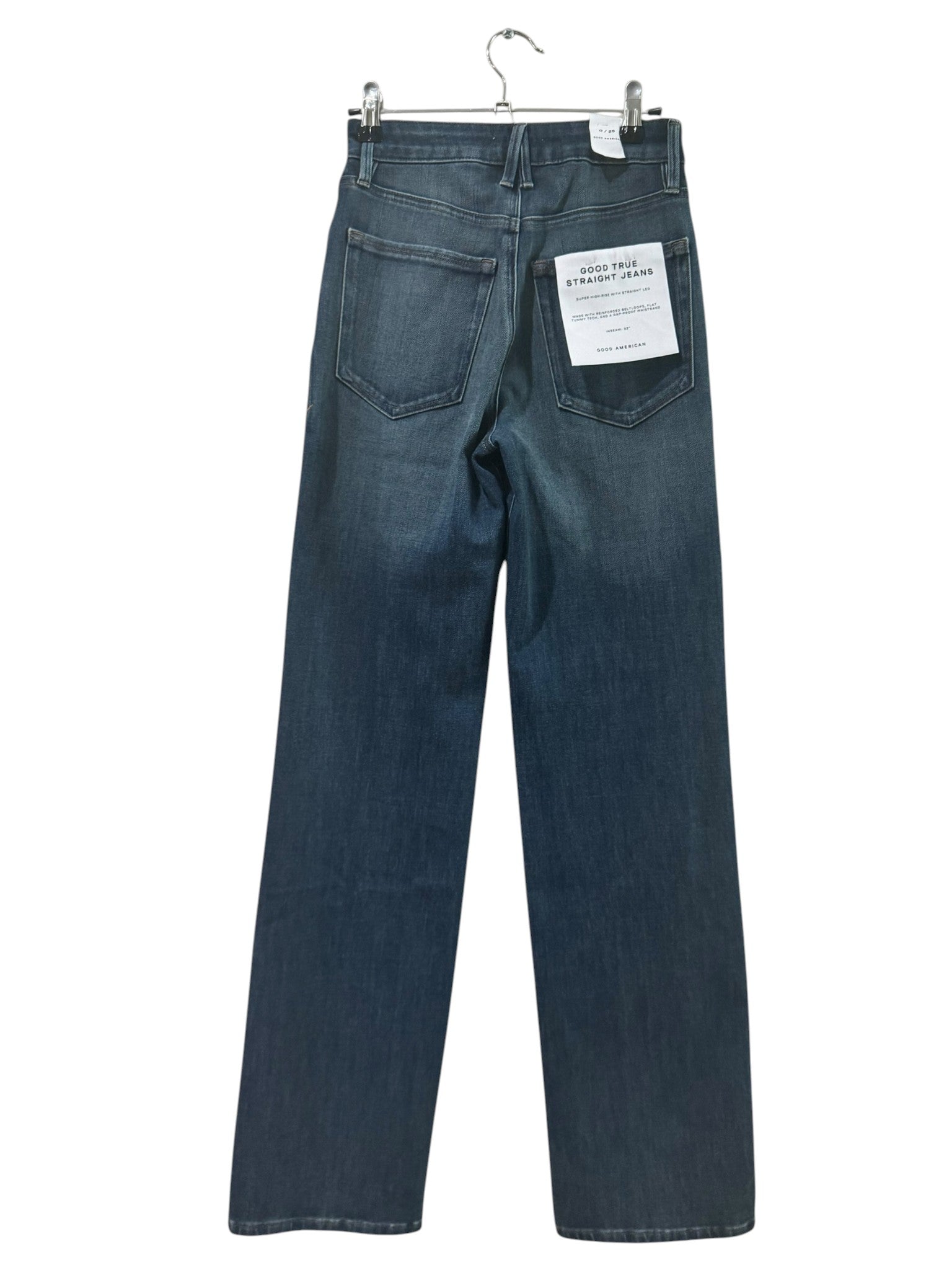 Good American Good True Straight Jean Super High Rise