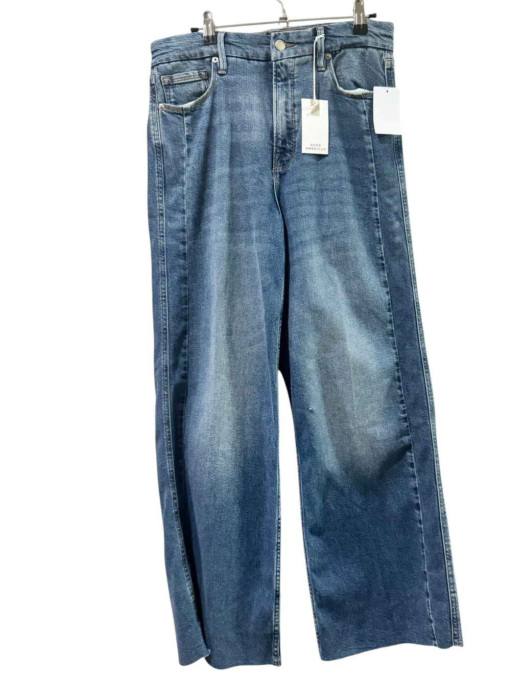 Good American Good Skate Crop High Rise Loose Leg