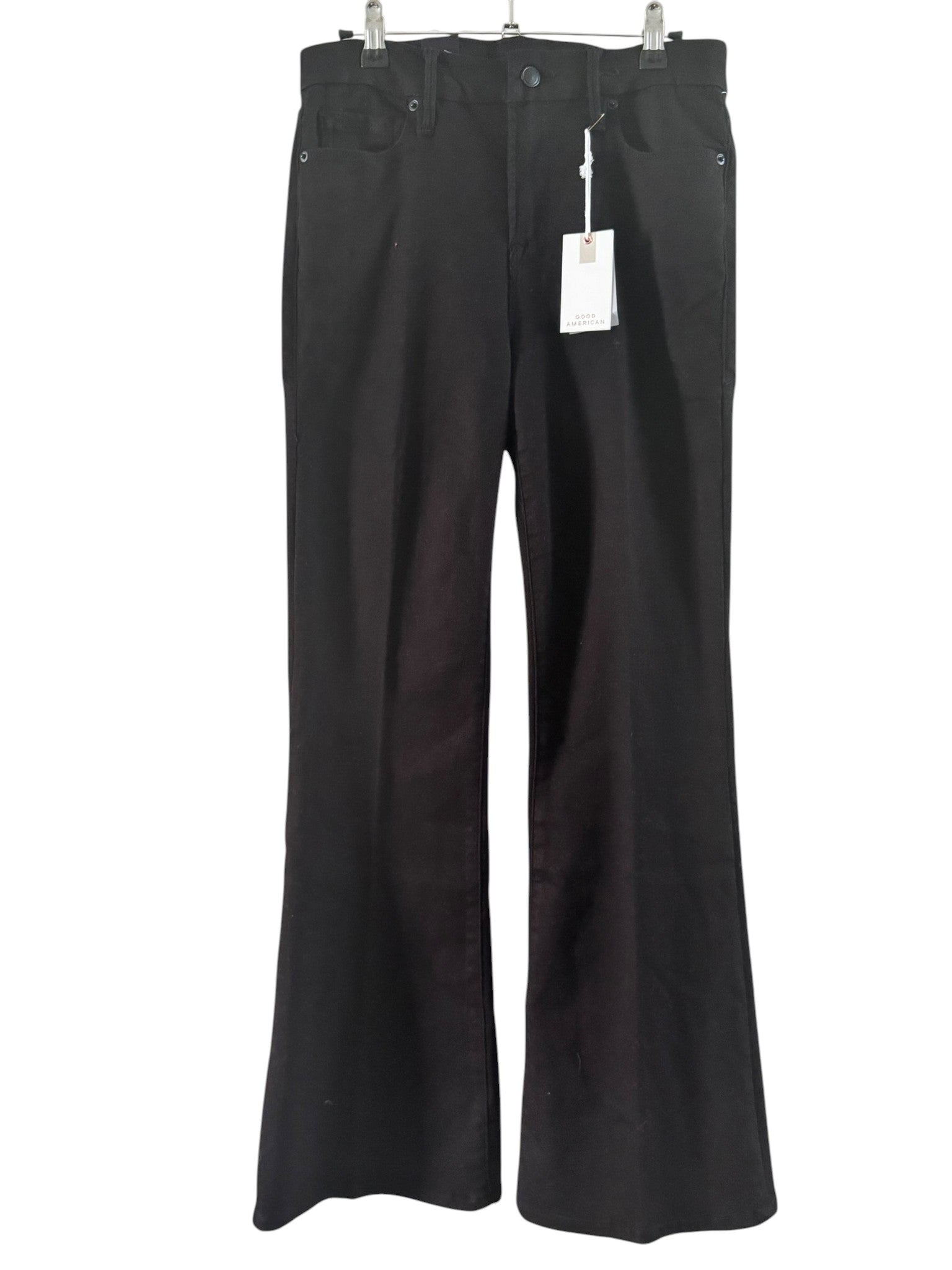 Good American Good Petite Flare Mid Rise Skinny