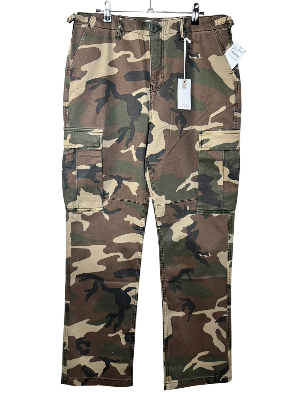 Good American Jeans Fatigue Green Camo