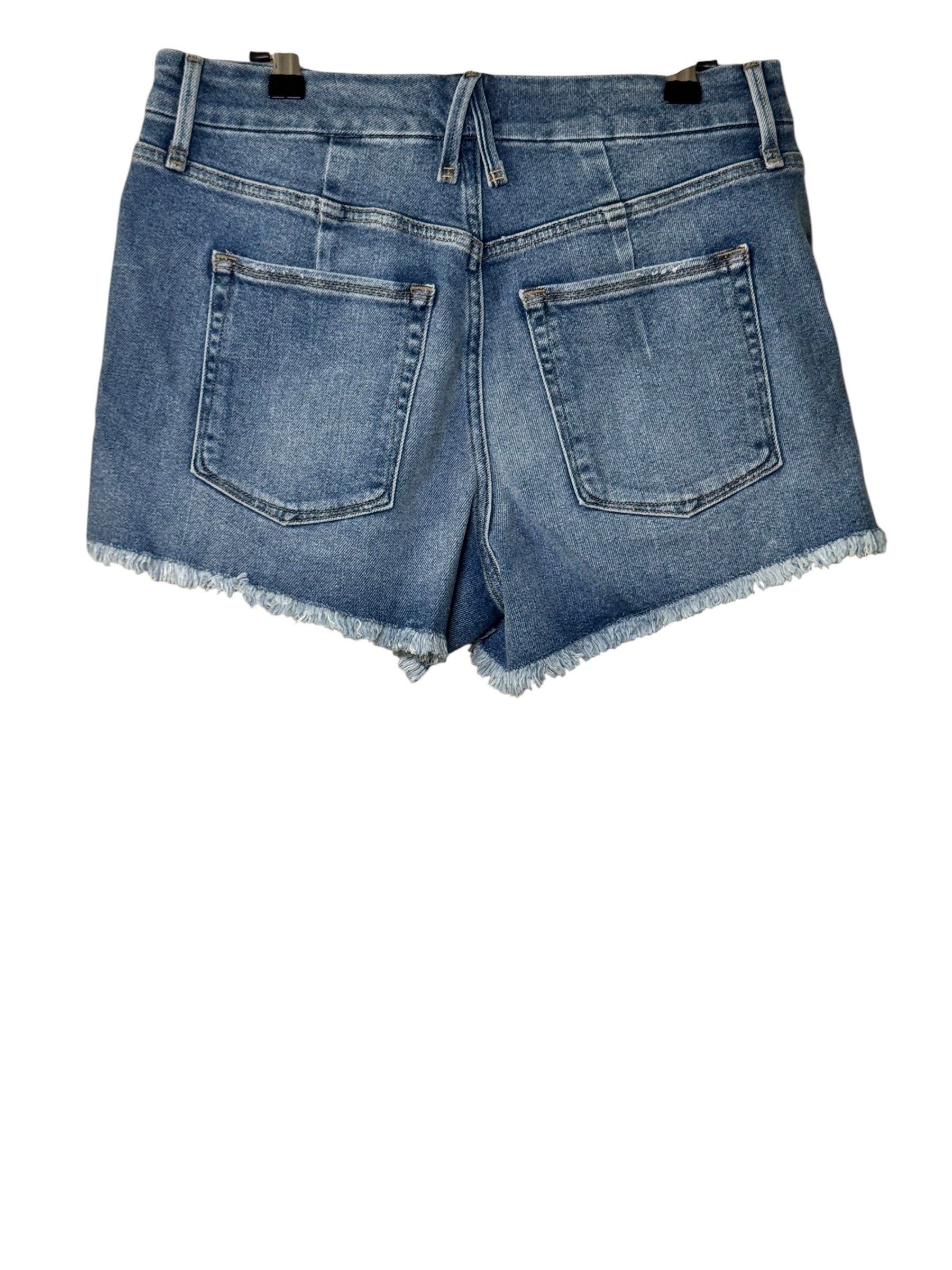 Good American Distress Blue Shorts