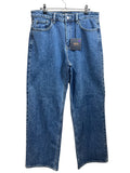 JBD High Rise Full Length Wide Leg Dark Denim Jeans