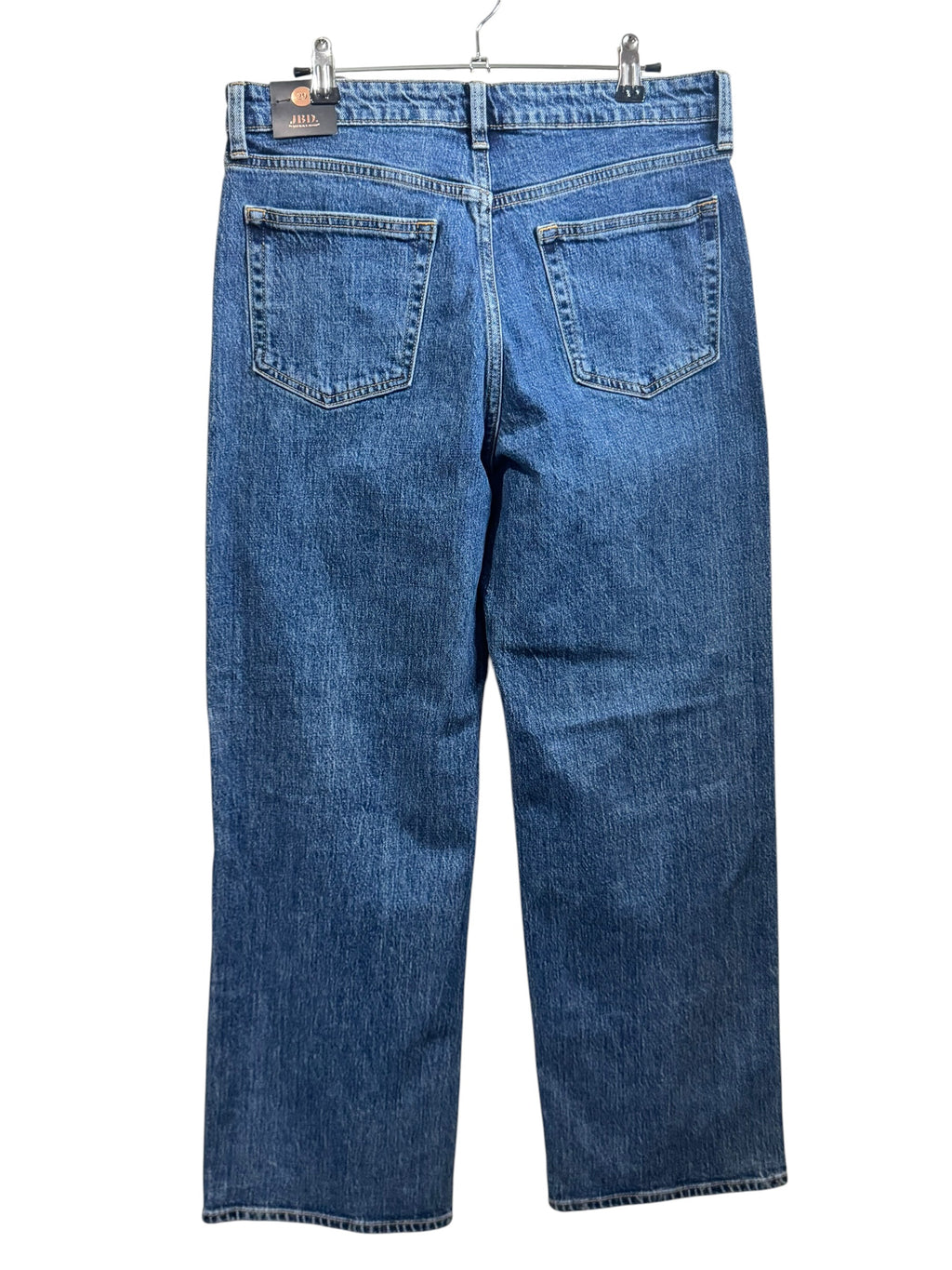 JBD High Rise Full Length Wide Leg Dark Denim Jeans